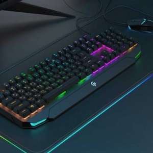 کیبورد گیمینگ مکانیکال با سیم پرودو مدل PDX217 RGB