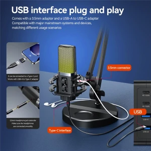 میکروفون استودیویی یانمای مدل X3R RGB