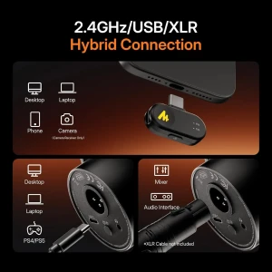 میکروفون داینامیک بی سیم ماونو مدل PD200W S
