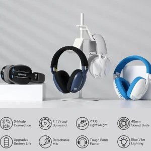 هدست بی سیم گیمینگ ردراگون مدل Skuld H878