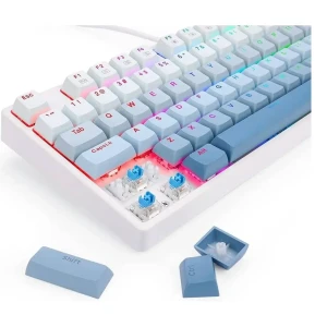 کیبورد باسیم مکانیکال گیمینگ ردراگون مدل CASS K645 W GB RGB