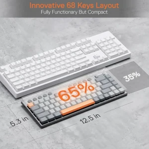 کیبورد بی سیم مکانیکال گیمینگ ردراگون مدل HORUS K609 GG Pro