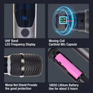 میکروفون بی‌سیم سینگی مدل ZQS 2M502