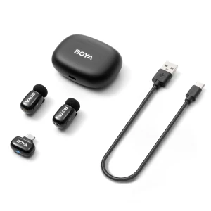 میکروفون یقه ای دو کاربره بویا مدل 02 BOYA MINI2 رابط Type C
