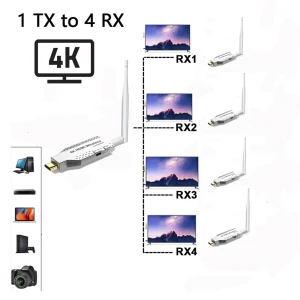 دانگل HDMI انتفال تصویر بی سیم 4K مدل 50M