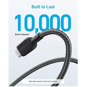 کابل USB به Type C انکر مدل A81H5 طول 0.9 متر