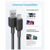 کابل USB به Type C انکر مدل A81H5 طول 0.9 متر