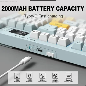 کیبورد گیمینگ بی سیم اونیکوما مدل G80