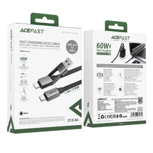 کابل Type-C به Type-C ایس فست مدل C13 04 طول 1.2 متر