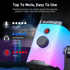 میکروفون استودیویی ماونو مدل PD100X RGB