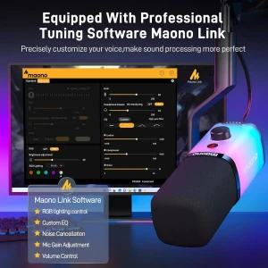 میکروفون استودیویی ماونو مدل PD100X RGB