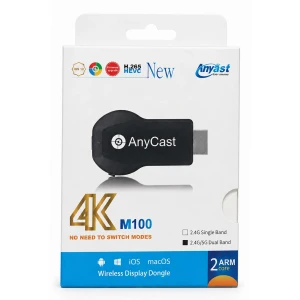دانگل HDMI انی کست مدل M100 4K 2.4/5Ghz