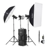کیت فلاش استودیویی سه شاخه گودکس مدل SK400II V