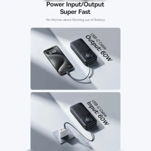 پاوربانک 10000 بیسوس مدل P10070900842-00 توان 30 وات